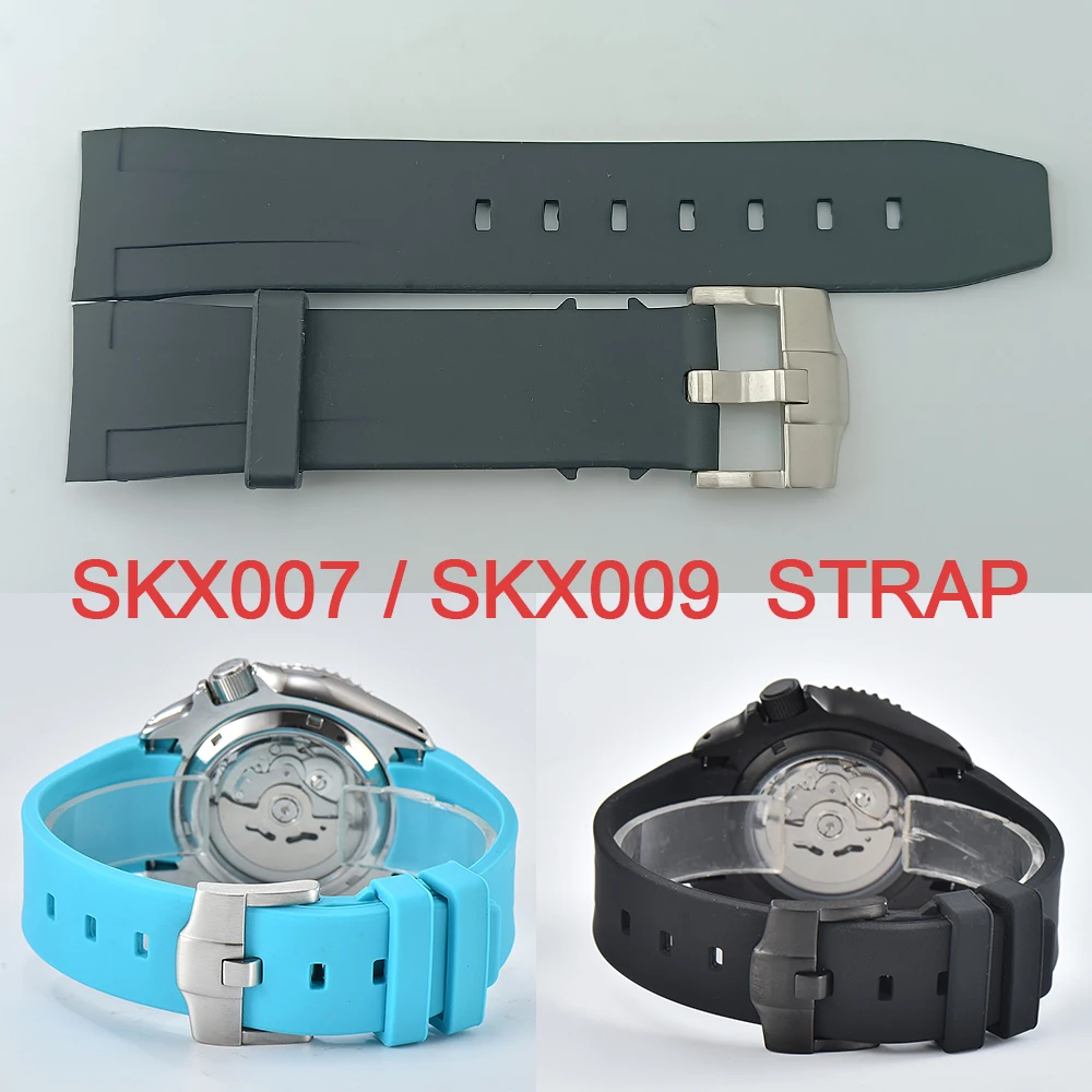 Vivid Rubber Watch Straps Set 20cm x 22mm 5 Vivid Rubber Watch Straps Set 20cm x 22mm - Image 5