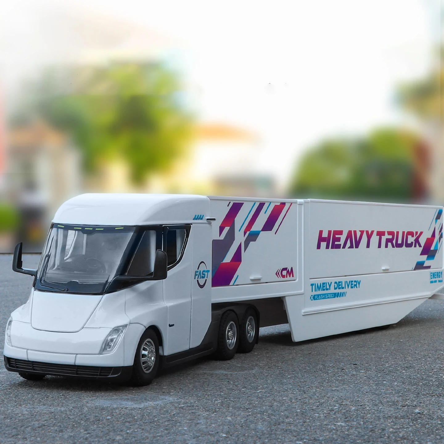 1:32 Scale Semi Container Truck Model 5 1:32 Scale Semi Container Truck Model - Image 5