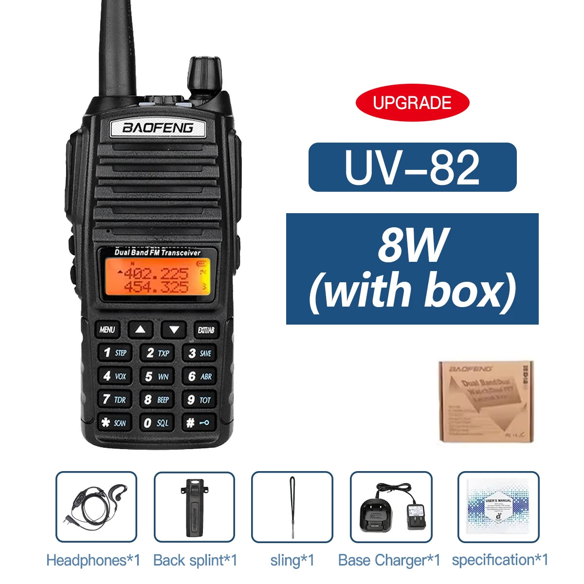 Baofeng UV-82 Dual-Band Walkie Talkie 8 Baofeng UV-82 Dual-Band Walkie Talkie - Image 8