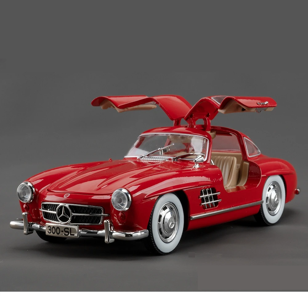 Mercedes-Benz 300SL Diecast Model 1:24 Scale Red 9 Mercedes-Benz 300SL Diecast Model 1:24 Scale Red - Image 9