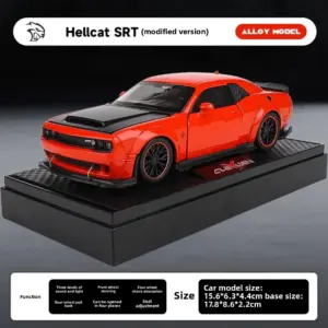 1:32 Dodge Hellcat Scale Model Car 17 S1a906754453d423f95c9390e16ac18dff