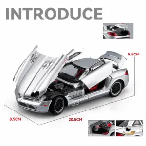 Mercedes-Benz SLR Alloy Model 1:24 Scale 12 S1a9b7f972588453a9ab32fcbeceafb0bx 1