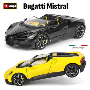 Bugatti Mistral 1:18 Die-Cast Model Yellow 12 S1ab6b871ca9f40e69d53f953e0d29b57X