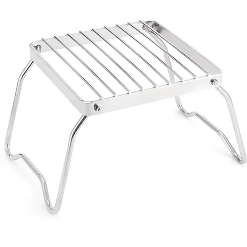 Portable Stainless Steel Barbecue Rack Set 6 Portable Stainless Steel Barbecue Rack Set - Image 6