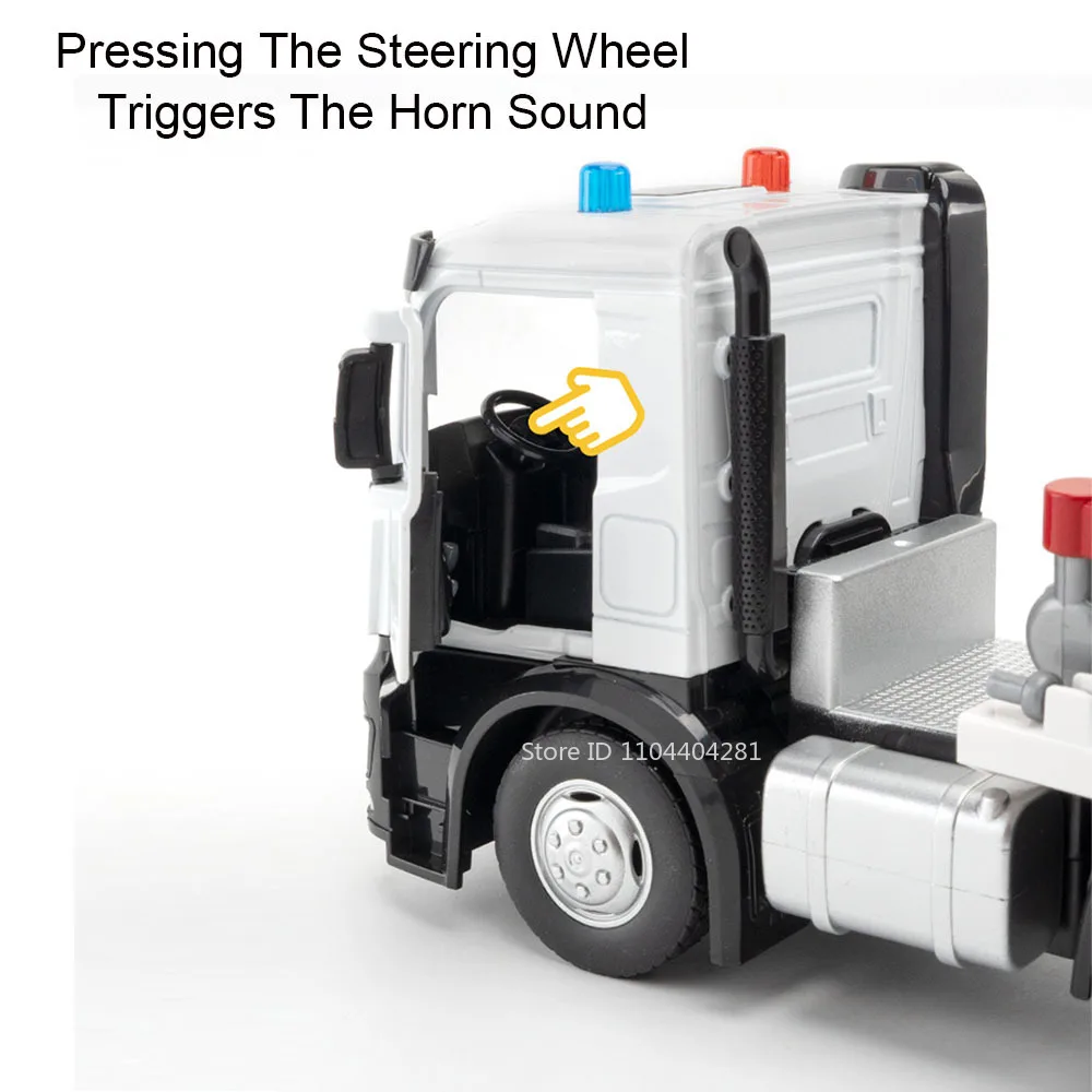 1:18 Scale Diecast Rescue Truck in Red, Green, or Blue 3 1:18 Scale Diecast Rescue Truck in Red, Green, or Blue - Image 3