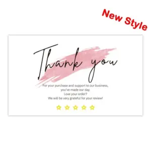 Thank You Kraft Paper Cards Set (30 Pieces) 17 S1b480d3226bb42ba81d8310bf6222865W