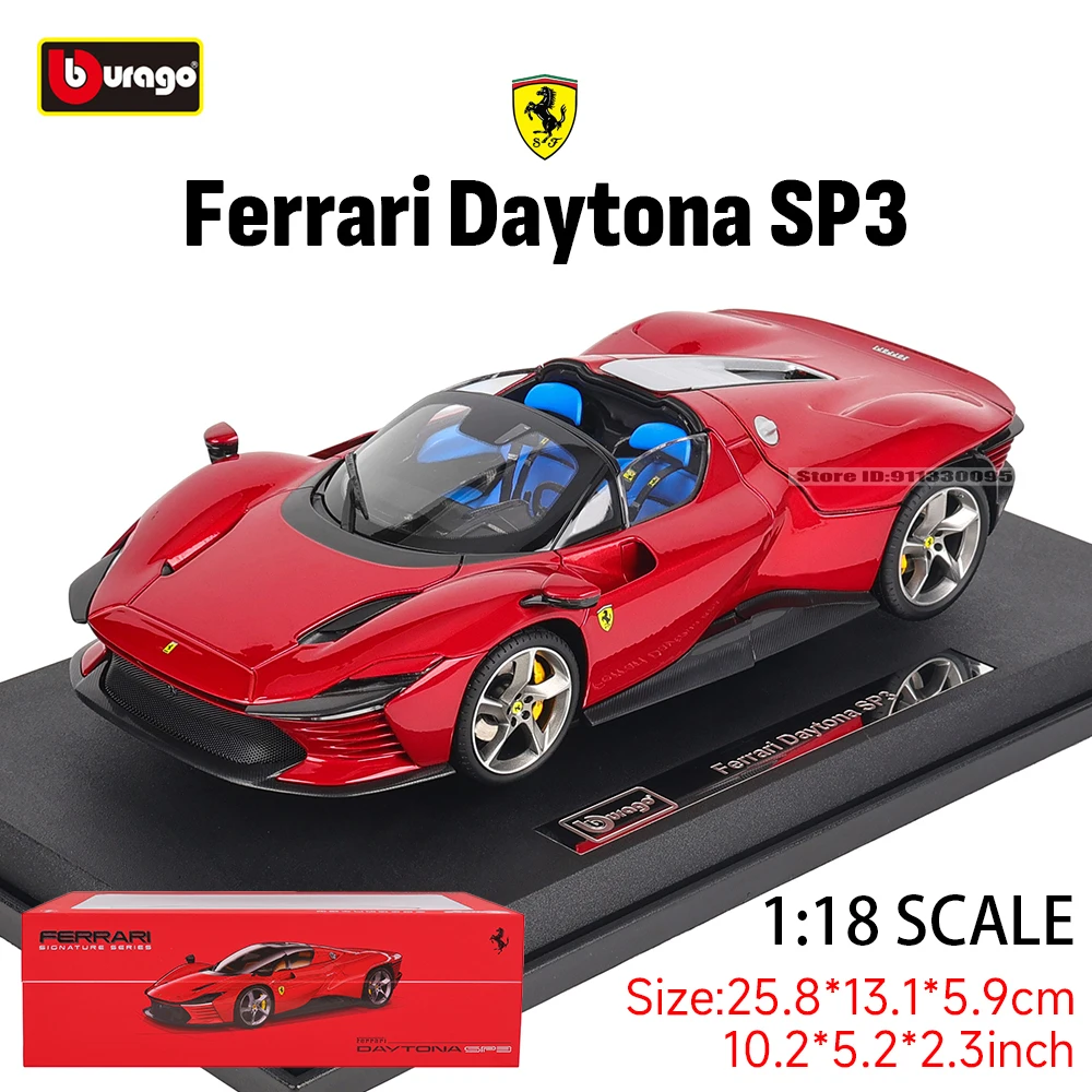 Ferrari Daytona SP3 1:18 Die-Cast Model Vehicle 6 Ferrari Daytona SP3 1:18 Die-Cast Model Vehicle - Image 6