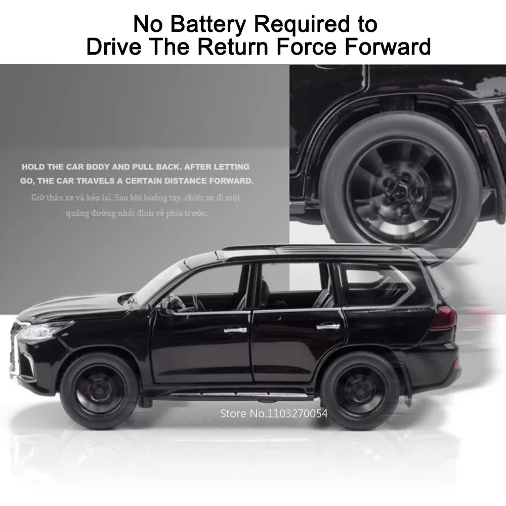 Lexus LX570 1:32 Scale Diecast Model 6 Lexus LX570 1:32 Scale Diecast Model - Image 6