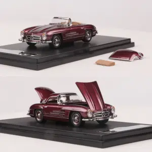 Vintage Mercedes-Benz 300SL W198 Diecast Model 1:64 scale 26 S1bea6fdf5a9241ee943bdbbde5e5be9b6