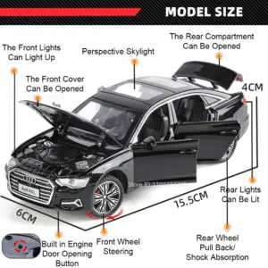 Audi A6L 1/32 Diecast Model Car in Four Colors 11 S1bf4656354b84a2a8bb1c9b63a98ea71d
