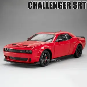 1:24 Scale Diecast Challenger SRT Hellcat & Police Car 17 S1bff95087f6b40fea9c499c0d1ecde5cs