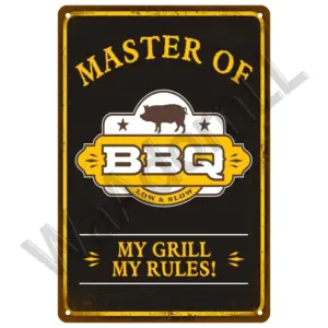 Vintage BBQ Metal Sign Collection 20x30 cm 65 S1cb31d89f4bb404eb1a7577f87153fb9w 2