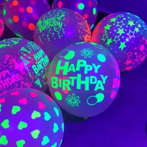 Vibrant Neon Glow Latex Balloons Set of 10 20 S1cc80e0f977149458deaa7e52b852525R
