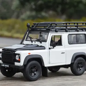 White Land Rover Defender Model 1:24 Scale 18 S1ccb4ff15d9a4ab996179aa0a8bfc0b5d
