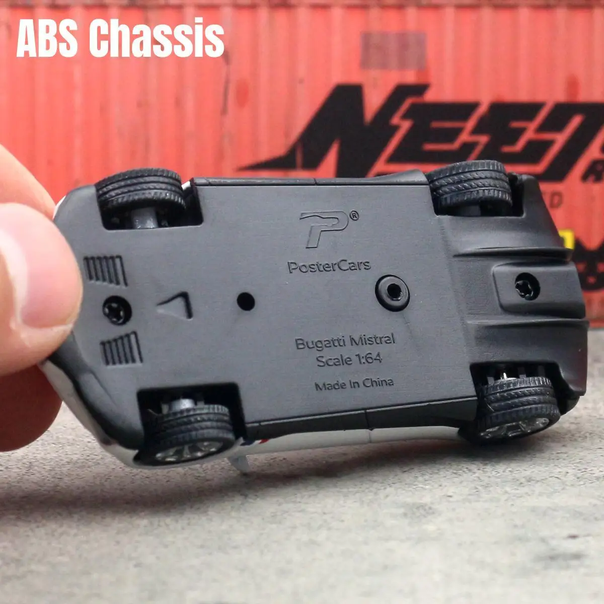 White Diecast Bugatti Mistral Convertible Model 4 White Diecast Bugatti Mistral Convertible Model - Image 4