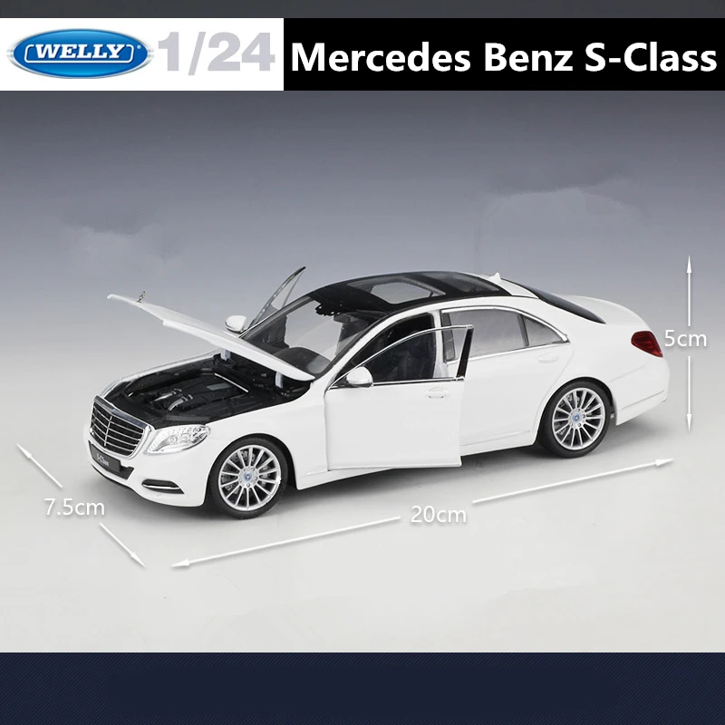 Mercedes Benz S-Class S500 1:24 Diecast Model 4 Mercedes Benz S-Class S500 1:24 Diecast Model - Image 4