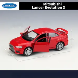 1:36 Mitsubishi Lancer Evolution X Diecast Model 11 S1d354518dec94b50af0c6ff483f6dbbbB
