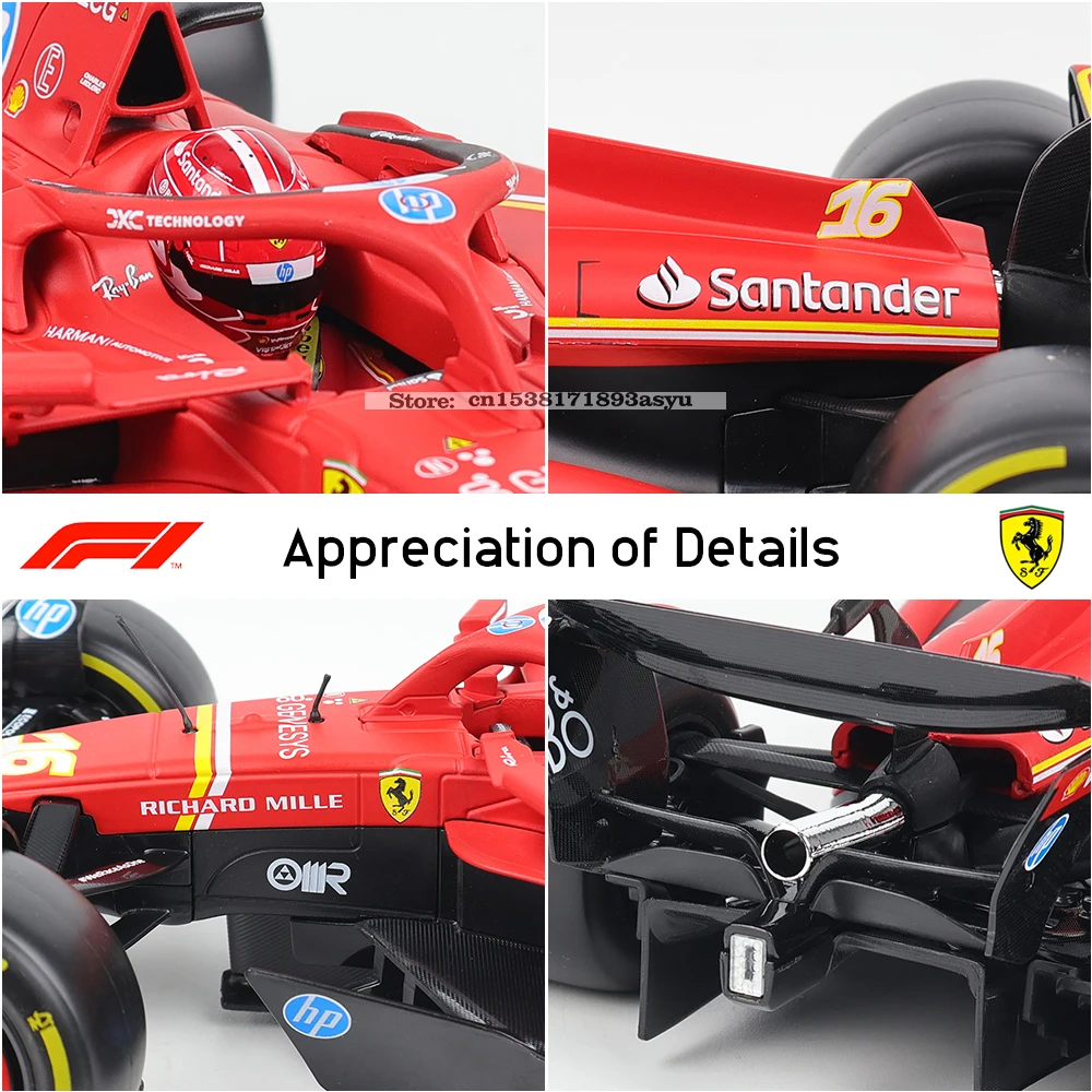 Ferrari SF24 1:18 Diecast Model in Collectible Display 6 Ferrari SF24 1:18 Diecast Model in Collectible Display - Image 6