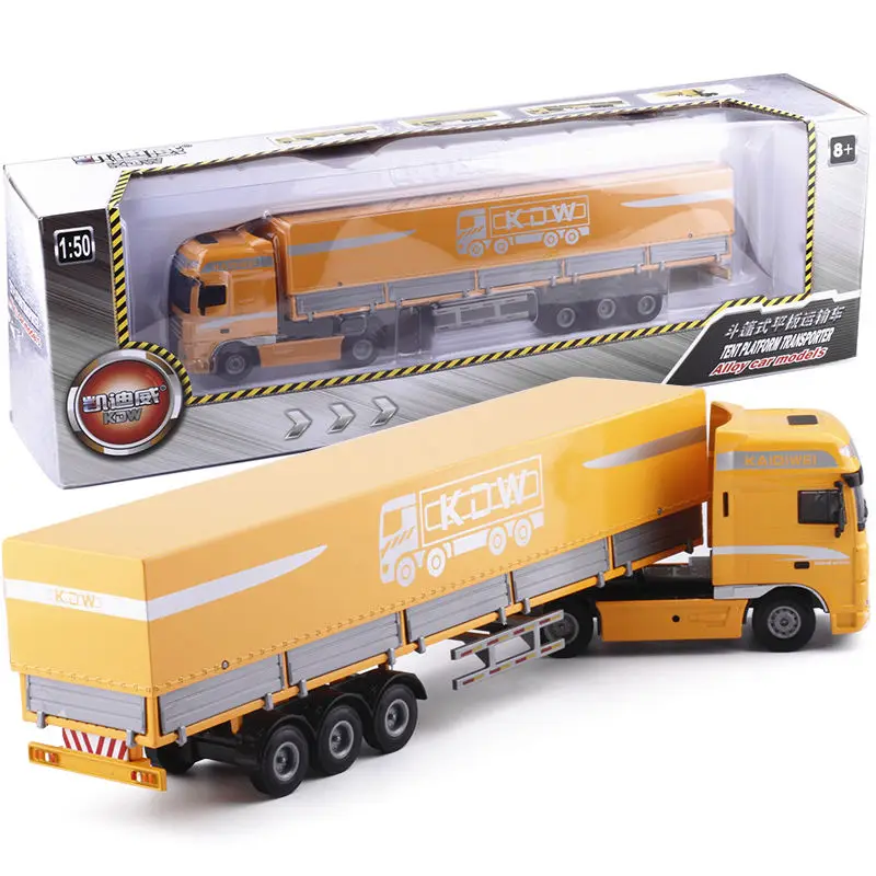 1/50 Diecast Flatbed Container Truck Model 7 1/50 Diecast Flatbed Container Truck Model - Image 7