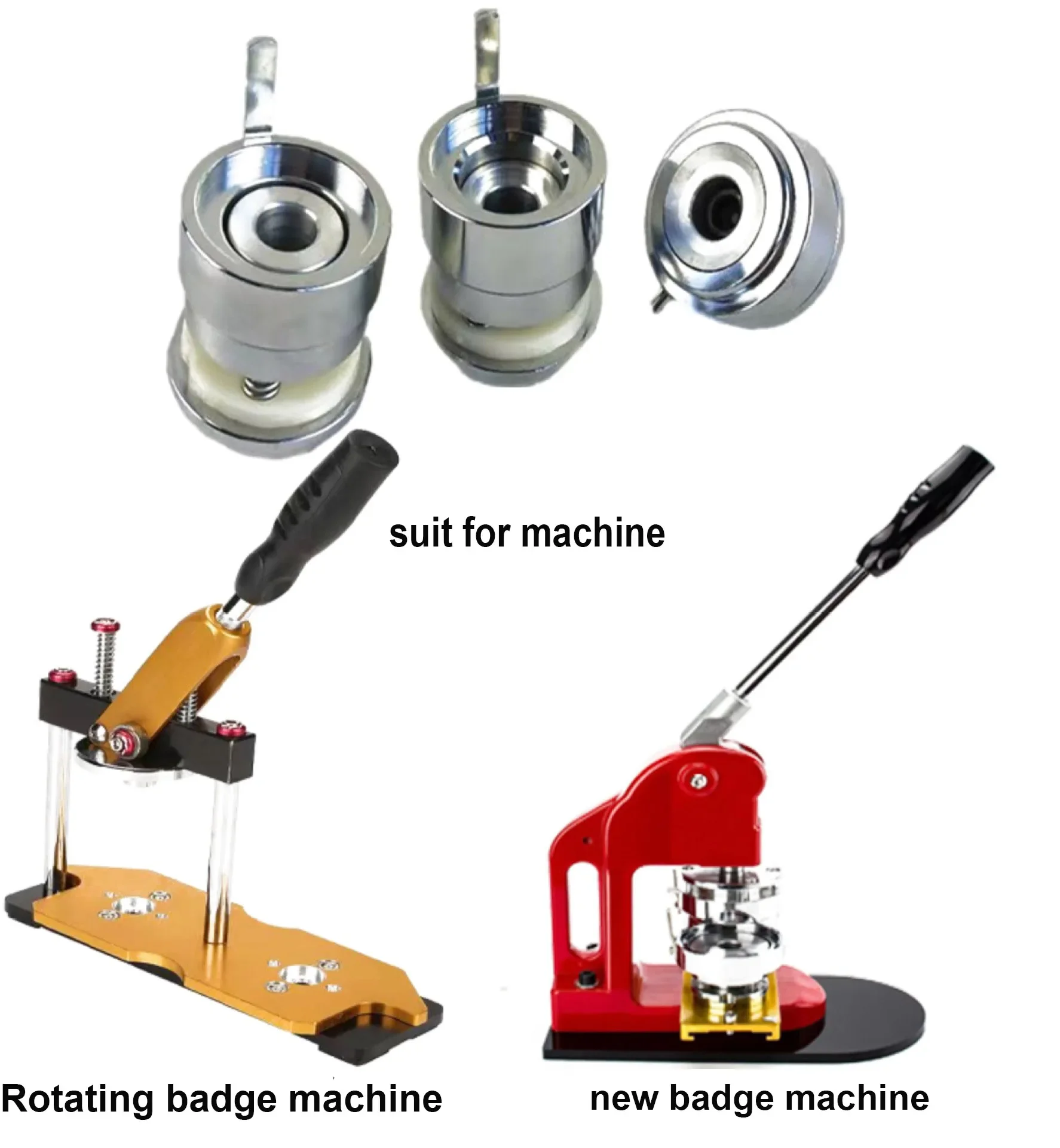 Versatile Metal Badge Mold Kit with Quick-Change System 3 Versatile Metal Badge Mold Kit with Quick-Change System - Image 3