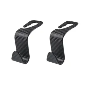 Car Seat Headrest Hooks – Universal Fit, Black or Carbon 16 S1e0aa9fb244242c58f2313be0872619dr 3
