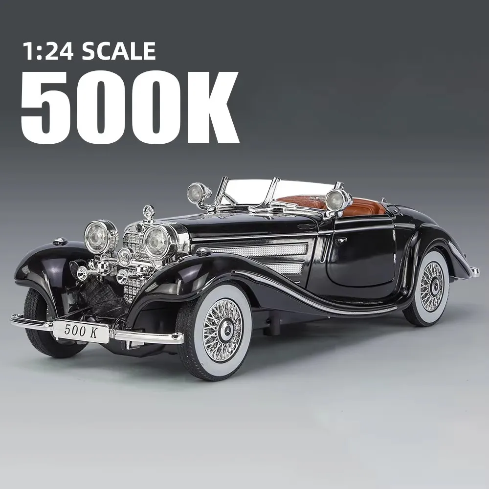 1:24 Mercedes-Benz 500K Vintage Model Car 6 1:24 Mercedes-Benz 500K Vintage Model Car - Image 6