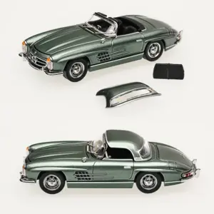 Vintage Mercedes-Benz 300SL W198 Diecast Model 1:64 scale 30 S1f0105e3266440f4b9081619d77a5aa8f