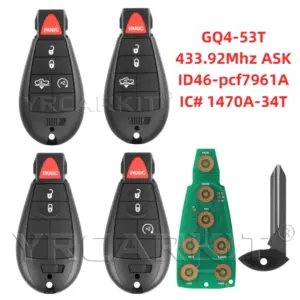 Dodge Ram 2013-2018 Remote Key Fob Replacement
