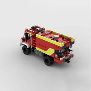 616-Piece Red Fire Truck Model Kit for Enthusiasts 4 S1f3da7dad8b24ed89f733660509455f8Z