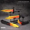 Fiery Building Kit with 4 Models and Flames