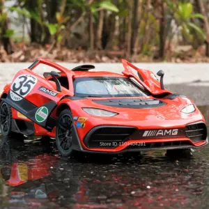 Red Alloy Sports Car Model 1:24 Scale 11 S1f44b3233a45470a90bd1f45006c6010K