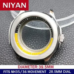 Durable 316L Stainless Steel Watch Case 39.5mm 89 S1fb668562b6644d4b02d0e5780f3e4a56