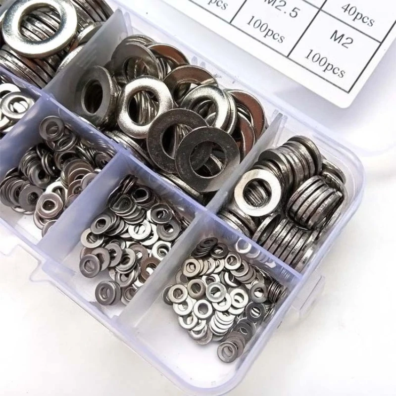 Stainless Steel Washer Set 580 pcs M2-M12 2 Stainless Steel Washer Set 580 pcs M2-M12 - Image 2