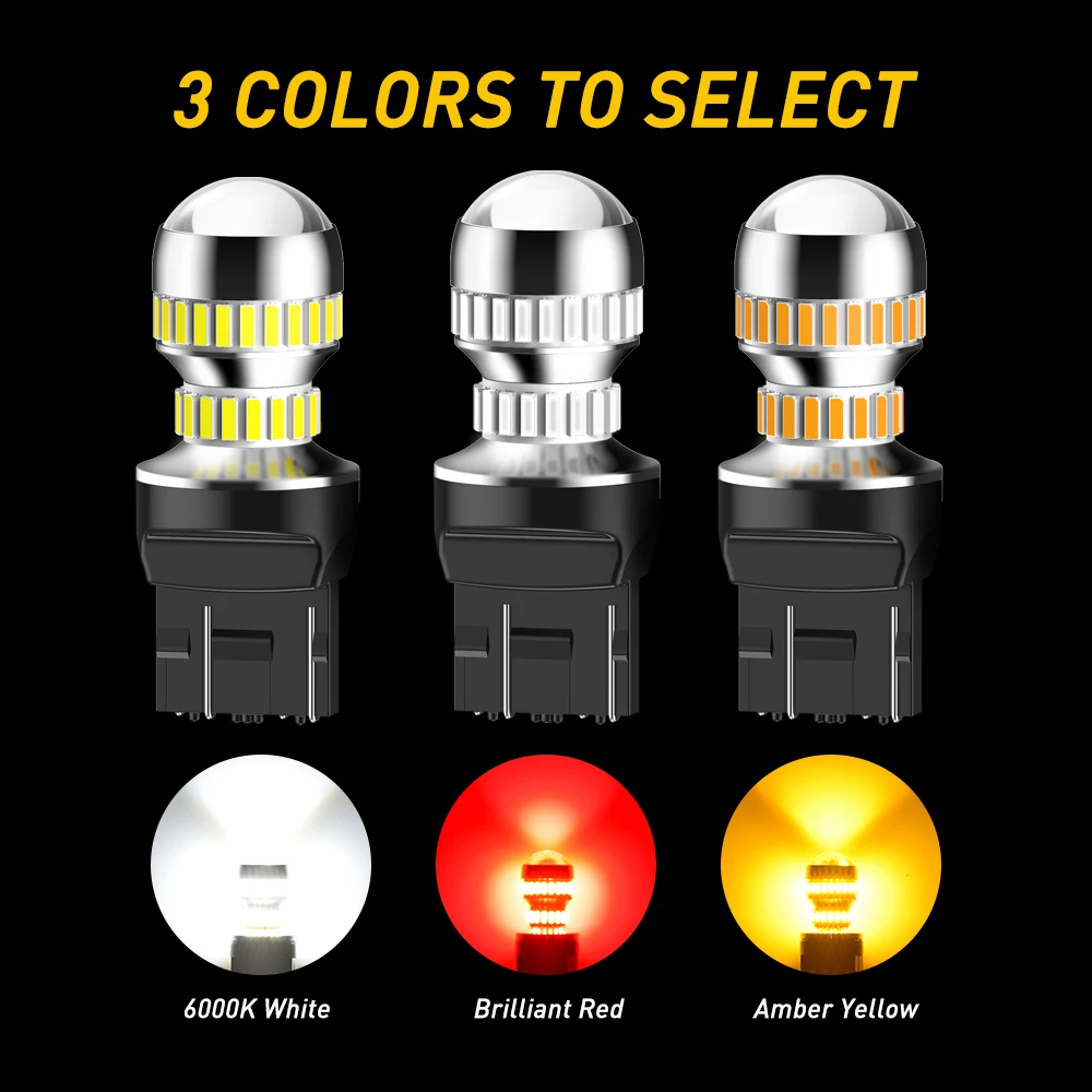 T20 7443 LED Bulb Set - 1200 Lumens, 54 SMD 6 T20 7443 LED Bulb Set - 1200 Lumens, 54 SMD - Image 6