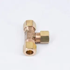 Brass T-Connector for Hydraulic Systems 10 S2041c74e173e4aada86ae03ef50d295fQ