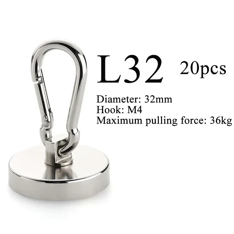 Heavy-Duty Magnetic Hooks Set in Four Lengths 10 Heavy-Duty Magnetic Hooks Set in Four Lengths - Image 10