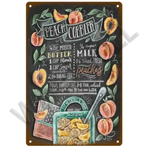 Vintage-Style Metal Cocktail Sign Plaque 20x30 cm 47 S2084a3e0ce784b0e994b0ec6ca80eb012