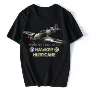 Vintage Military Hawker Hurricane T-Shirt for Men 18 S20b967c621ad4f48870c332281dc8a6aK