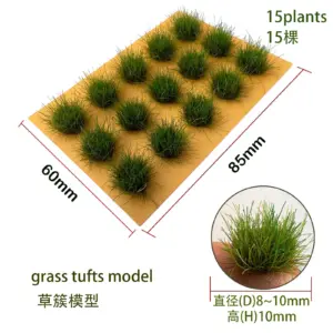 Miniature Grass Tufts for Dioramas 15pcs 22 S210666d63cde4a74b592812bc9f58b75Q