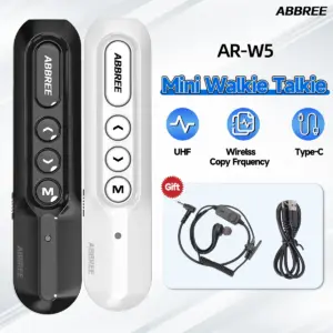 ABBREE AR-W5 Mini Walkie Talkies 400-480MHz 23 S214d1d1373224139a079ddd9143a51edM
