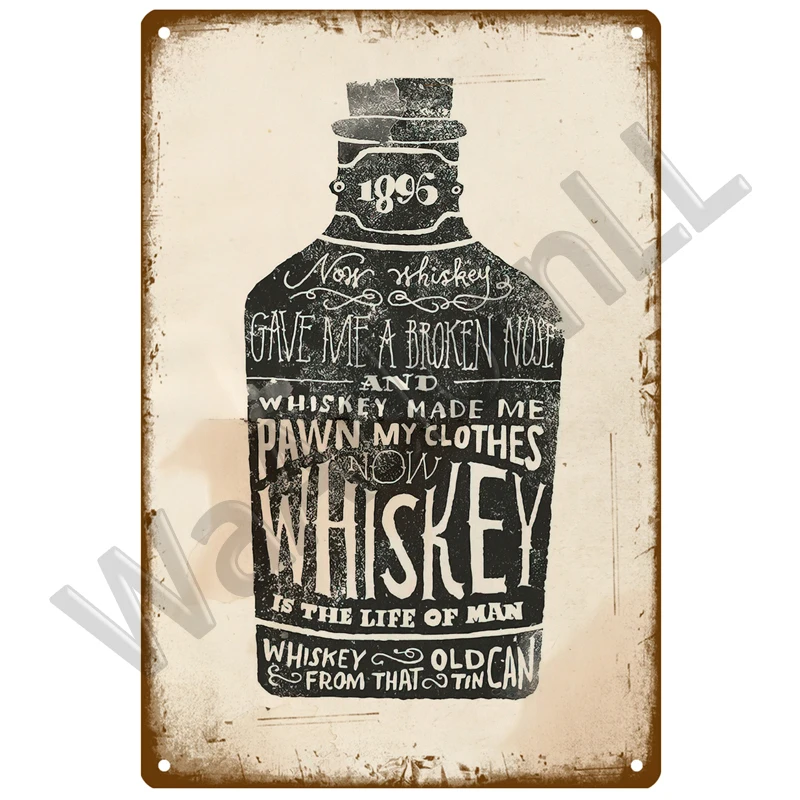 Vintage Cocktail Decorative Tin Sign 20x30 cm 22 Vintage Cocktail Decorative Tin Sign 20x30 cm - Image 22