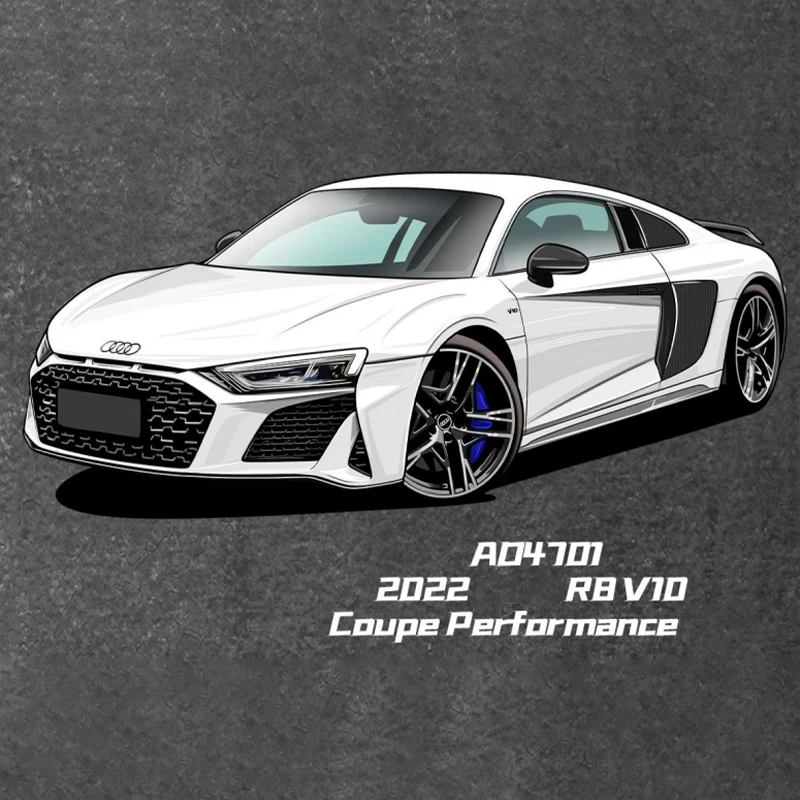 Massdi 2022 R8V10 1:64 Scale Diecast Model 2 Massdi 2022 R8V10 1:64 Scale Diecast Model - Image 2