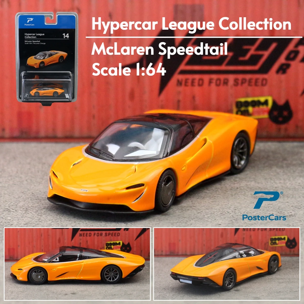 McLaren Speedtail Diecast Model 1:64 Scale 7 McLaren Speedtail Diecast Model 1:64 Scale - Image 7