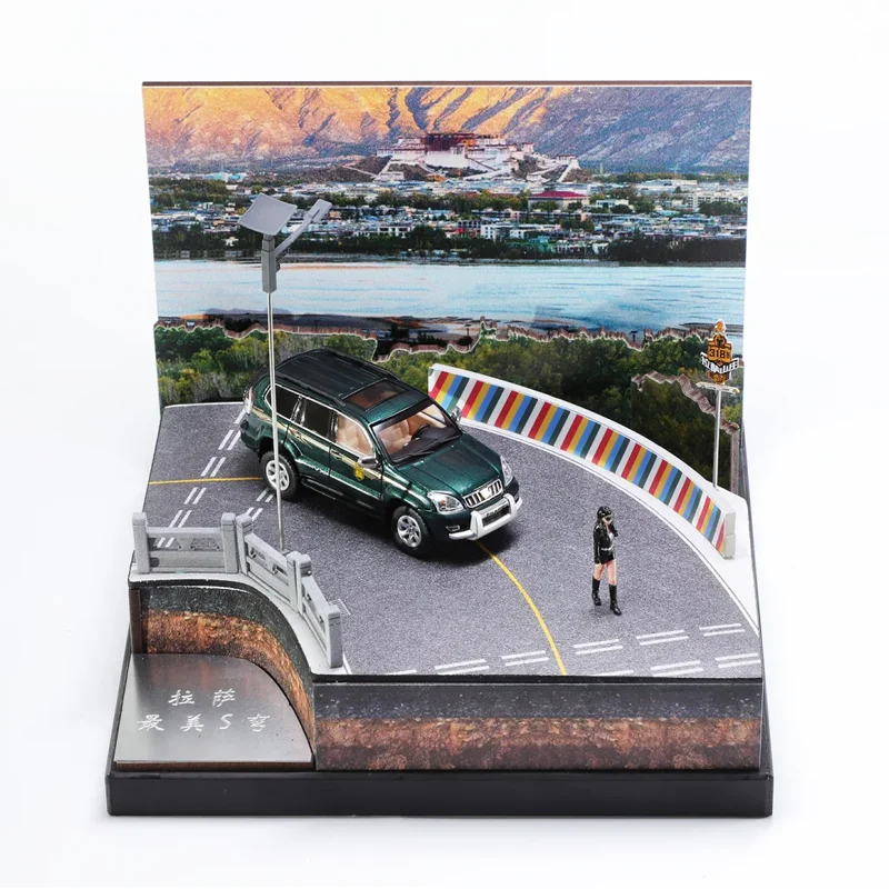 Toyota LC120 SUV Miniature 1:64 Scale Alloy Model 2 Toyota LC120 SUV Miniature 1:64 Scale Alloy Model - Image 2