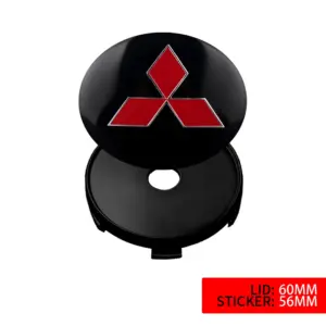 Mitsubishi Wheel Hub Cap Stickers Set 23 S21cad6774c3c4217b31b29bee088acc10
