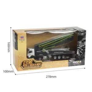 1:50 Diecast Cement Pump Truck Collection 18 S21e80b8d12b34b4a9bcdad1d597ee53em