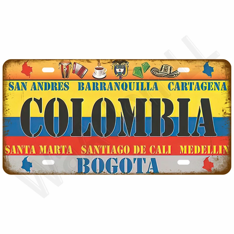 Retro Metal Sign Wall Art 15 x 30 cm 7 Retro Metal Sign Wall Art 15 x 30 cm - Image 7