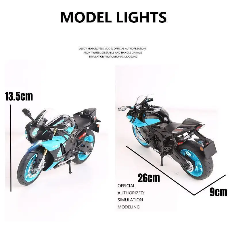 Yamaha YZF-R1M 1:9 Diecast Motorcycle Model 5 Yamaha YZF-R1M 1:9 Diecast Motorcycle Model - Image 5