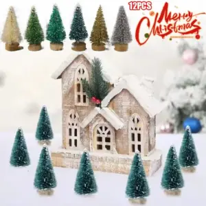 Mini Christmas Tree Set for Holiday Decor