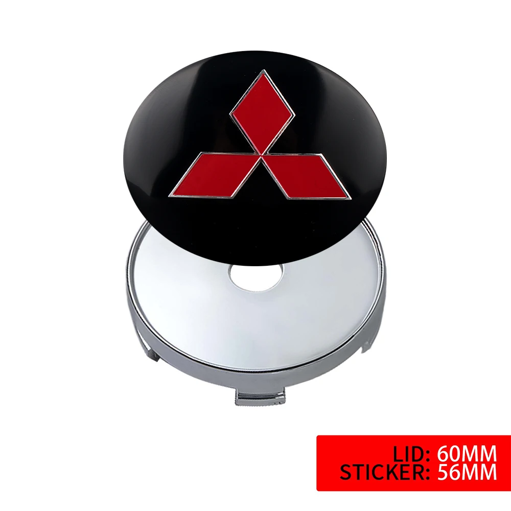 Mitsubishi Wheel Hub Cap Stickers Set 13 Mitsubishi Wheel Hub Cap Stickers Set - Image 13